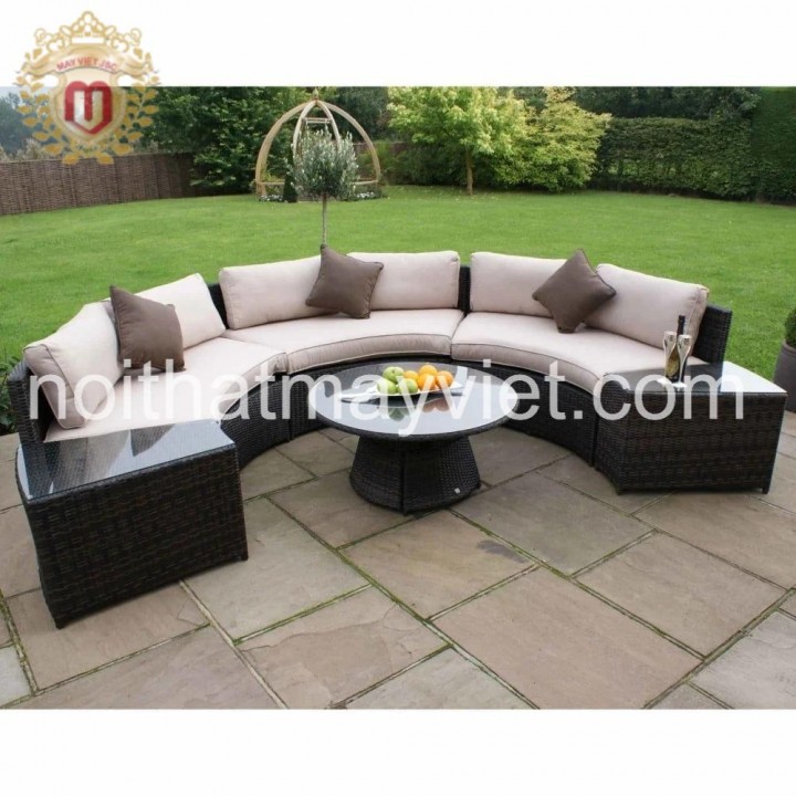 Bàn Ghế Sofa Mây Tre BGSF004